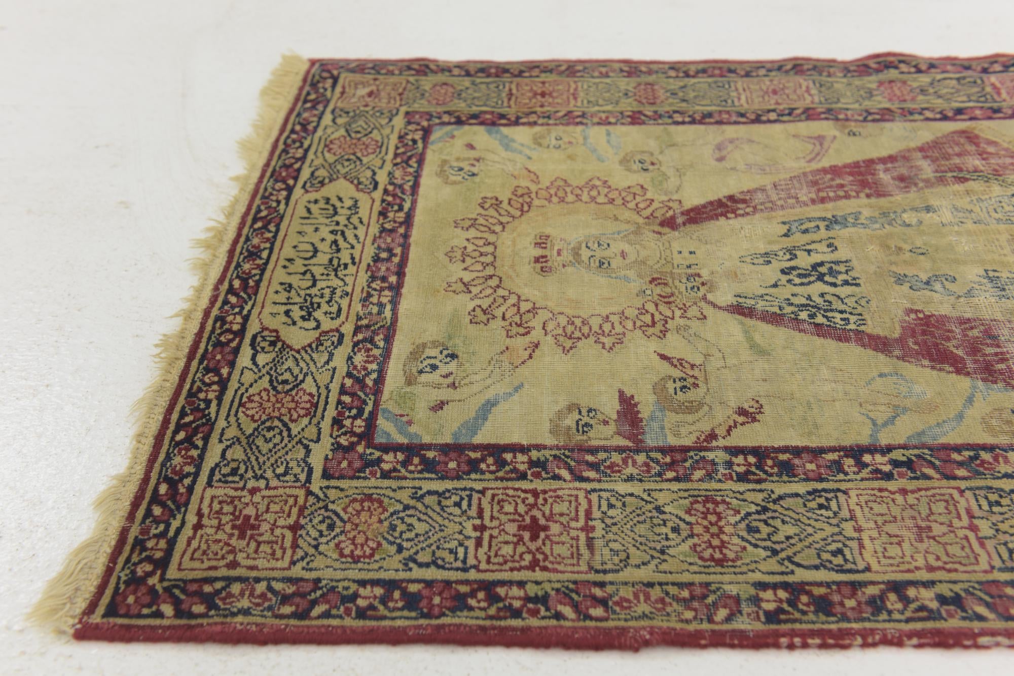 2' x 3' Hand Knotted Kerman Persian Rug