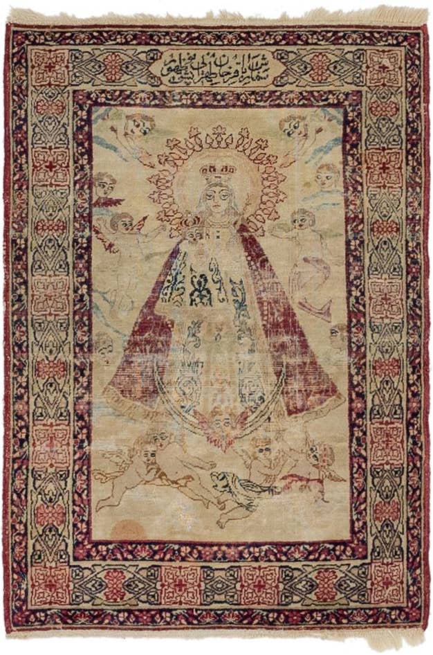 Detail image of 2' x 3' Hand Knotted Kerman Persian Rug