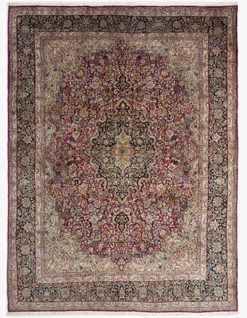 9' 9 x 12' 8 Kerman Wool Rug