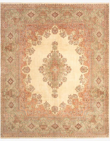 9' 7 x 11' 11 Kerman Wool Rug