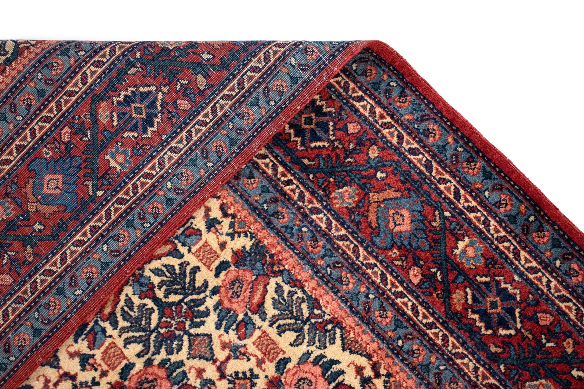 4' 3 x 6' 3 Hand Knotted Kermanshah Persian Rug