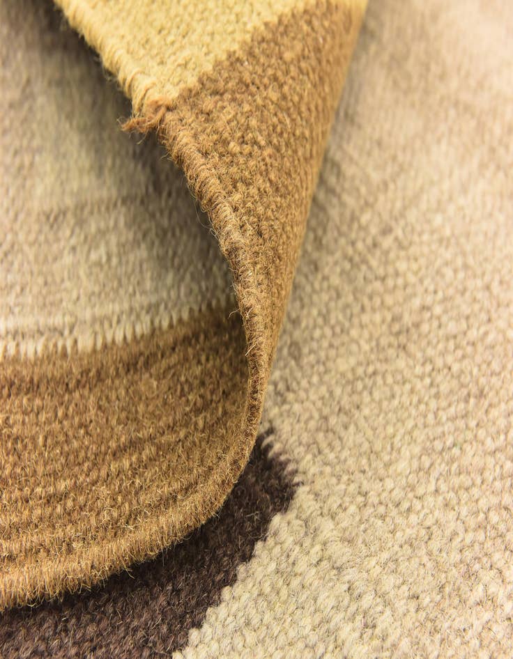 Detail image of 6' 5 x 9' 4  Hand Woven Kilim Dhurrie Wool Rug