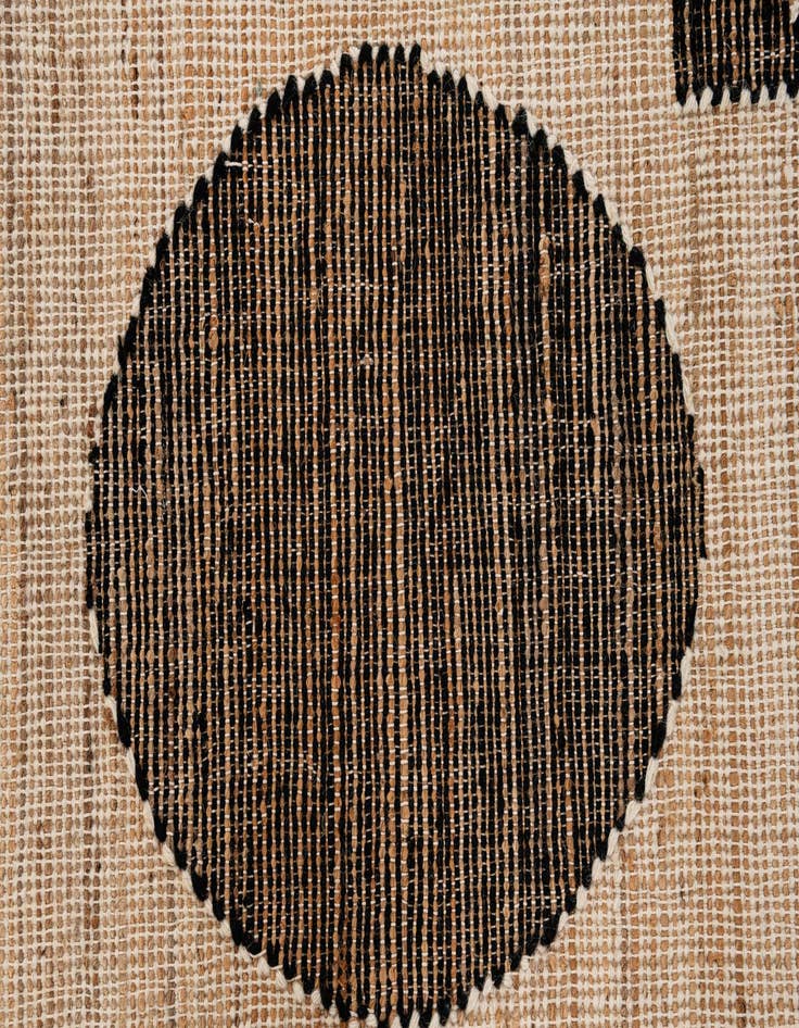 Detail image of 5' 2 x 8'  Hand Woven Kilim Jute Rug