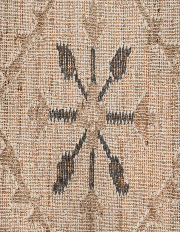 Detail image of 5' 2 x 8'  Hand Woven Kilim Jute Rug