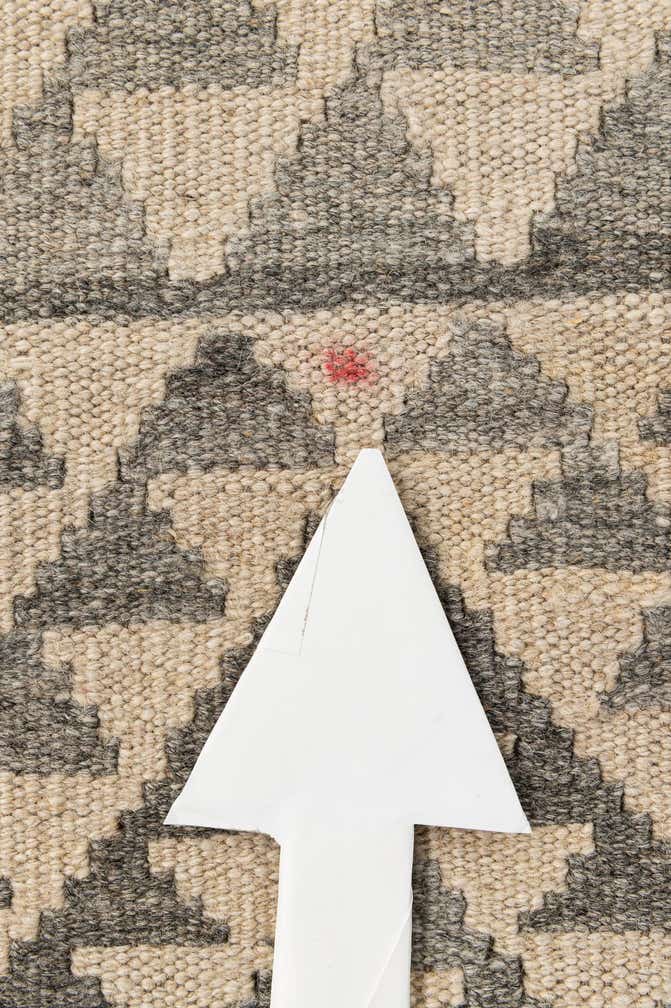 3' 8 x 4' 7 Hand Woven Kilim Maymana Wool Rug