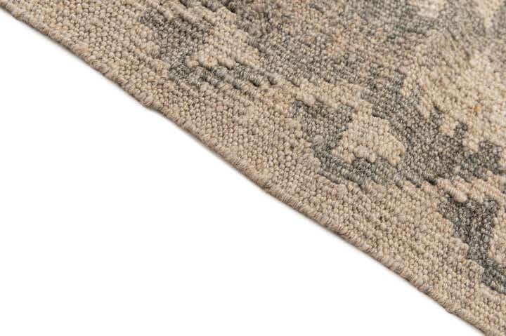 3' 8 x 4' 7 Hand Woven Kilim Maymana Wool Rug