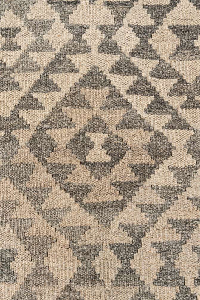 3' 8 x 4' 7 Hand Woven Kilim Maymana Wool Rug