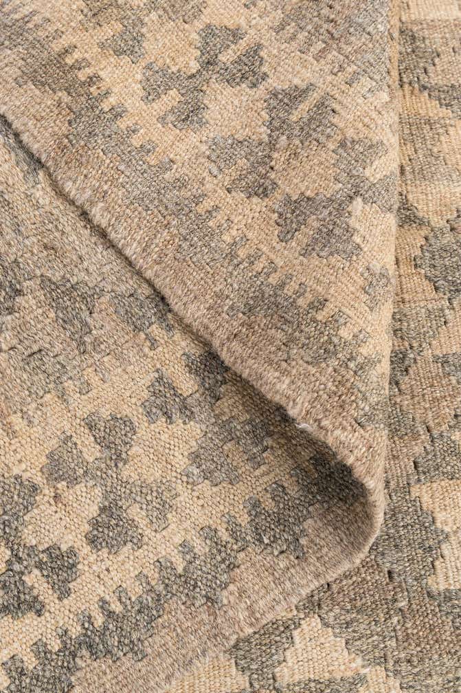 3' 3 x 4' 9 Hand Woven Kilim Maymana Wool Rug