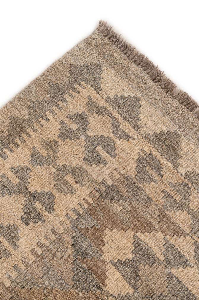 3' 3 x 4' 9 Hand Woven Kilim Maymana Wool Rug