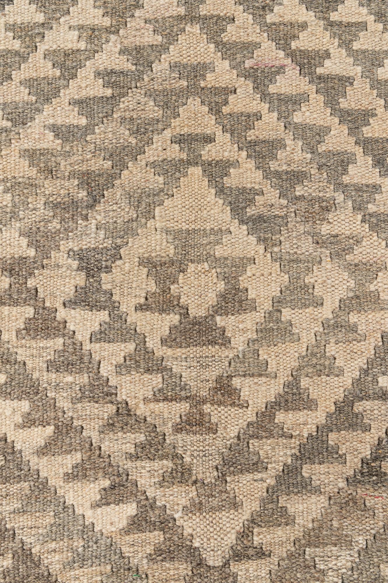 3' 6 x 5' Hand Woven Kilim Maymana Wool Rug
