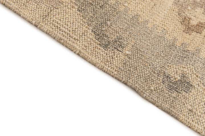 3' 5 x 4' 11 Hand Woven Kilim Maymana Wool Rug