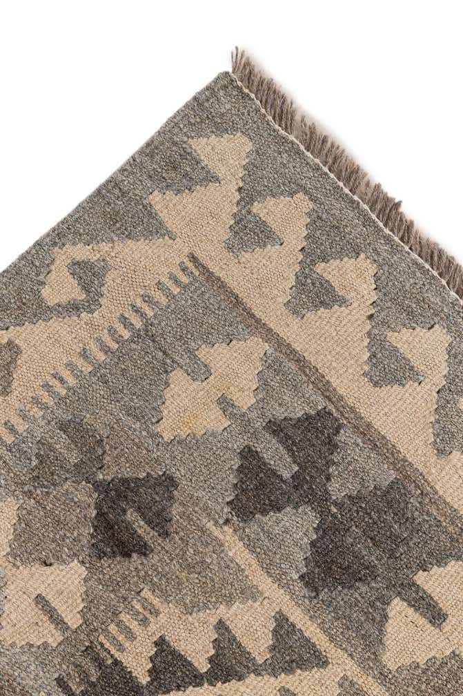 3' 6 x 4' 10 Hand Woven Kilim Maymana Wool Rug