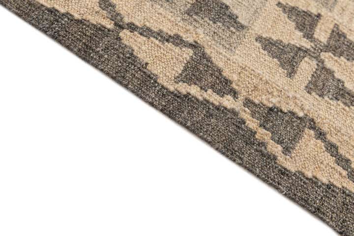 4' x 5' 9 Hand Woven Kilim Maymana Wool Rug