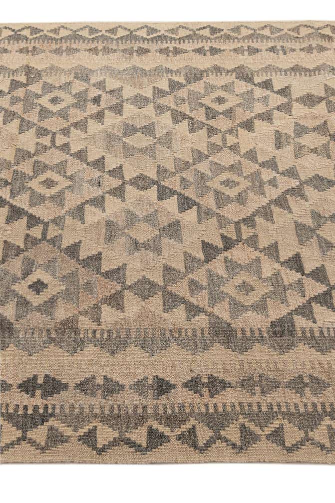 3' 10 x 5' 10 Hand Woven Kilim Maymana Wool Rug