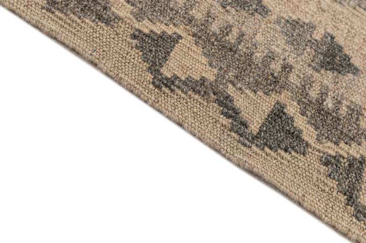 3' 10 x 5' 10 Hand Woven Kilim Maymana Wool Rug