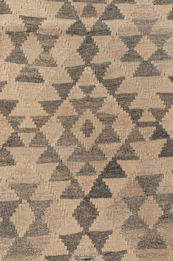 3' 10 x 5' 10 Hand Woven Kilim Maymana Wool Rug