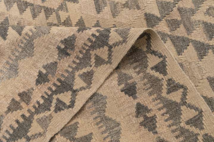 3' 10 x 5' 10 Hand Woven Kilim Maymana Wool Rug