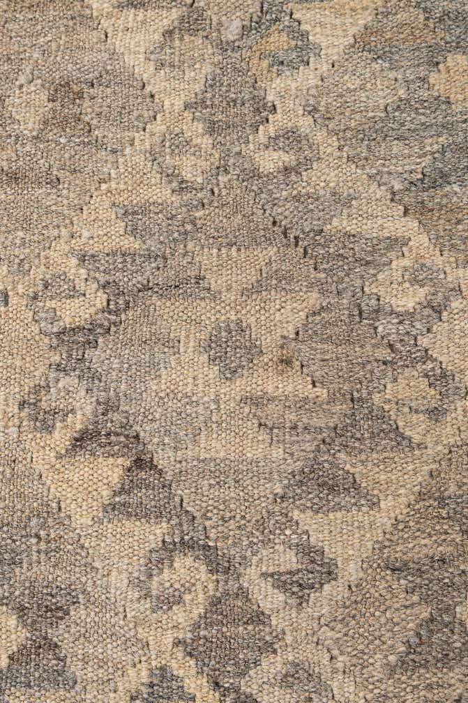 4' 10 x 6' 7 Hand Woven Kilim Maymana Wool Rug