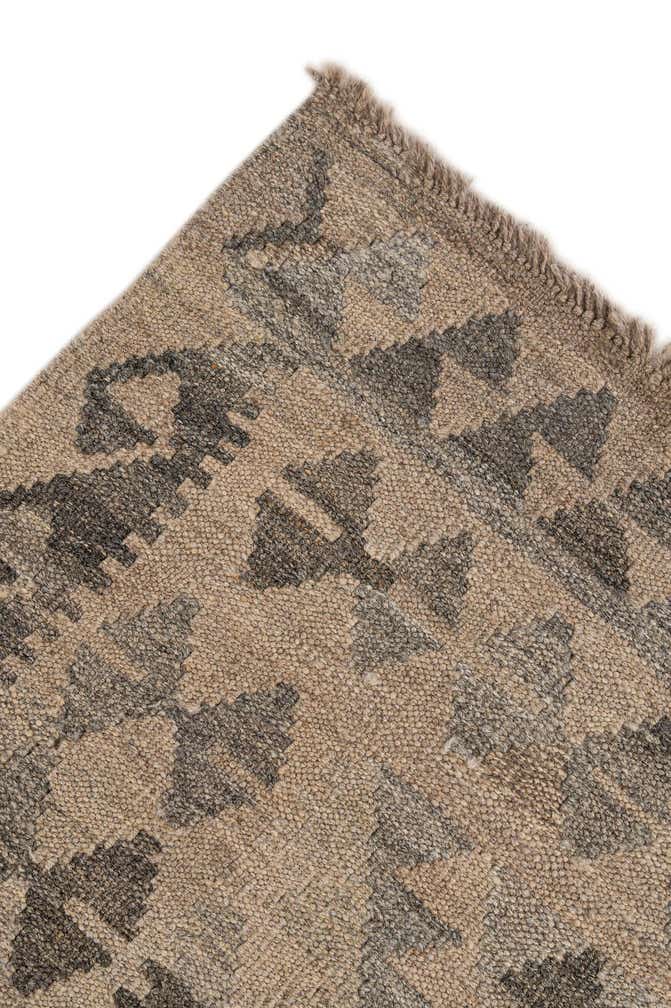 4' 10 x 6' 7 Hand Woven Kilim Maymana Wool Rug