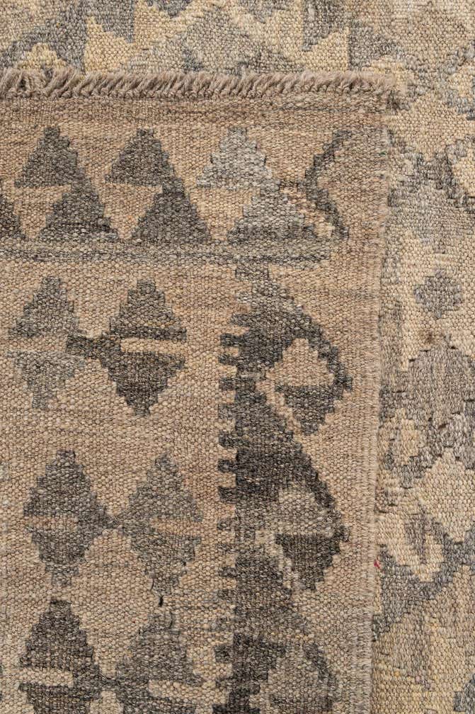 4' 10 x 6' 7 Hand Woven Kilim Maymana Wool Rug