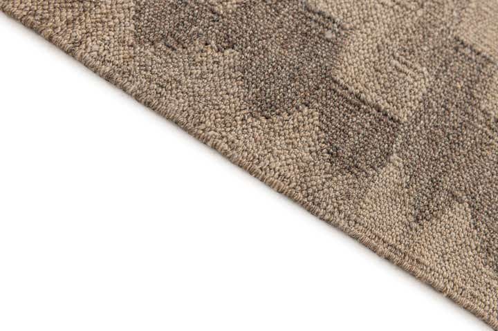 5' 1 x 6' 11 Hand Woven Kilim Maymana Wool Rug