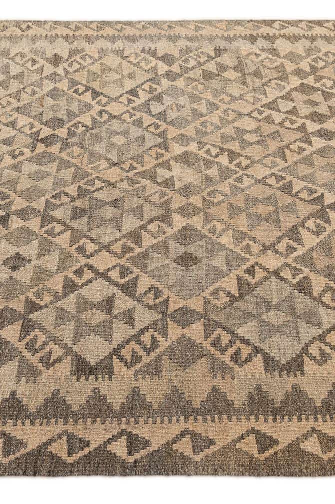 5' 3 x 7' 5 Hand Woven Kilim Maymana Wool Rug