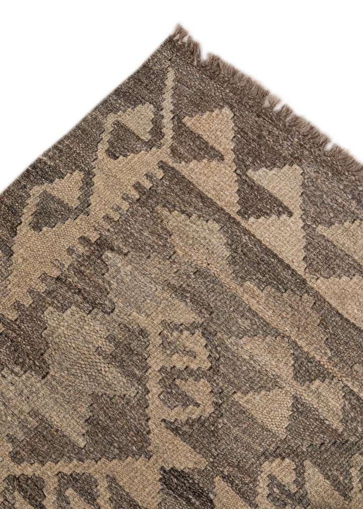 5' 3 x 7' 5 Hand Woven Kilim Maymana Wool Rug