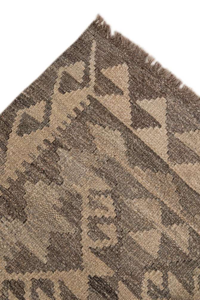 5' 3 x 7' 5 Hand Woven Kilim Maymana Wool Rug