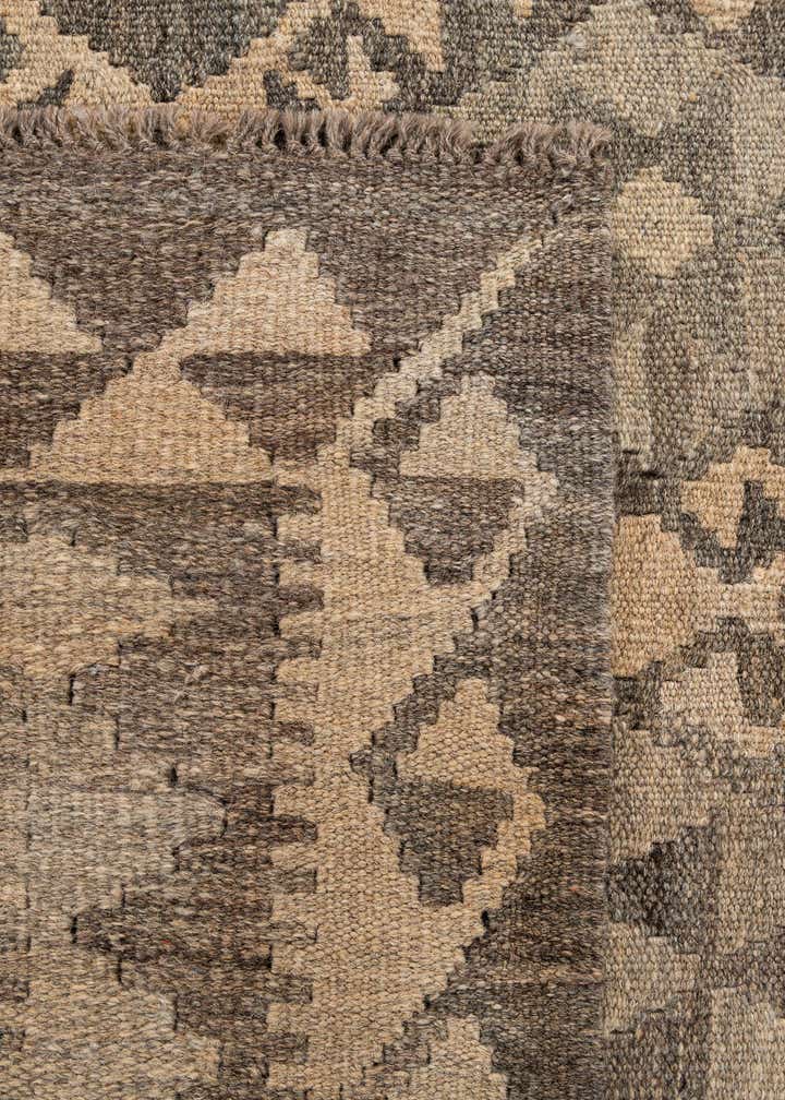 5' 3 x 7' 5 Hand Woven Kilim Maymana Wool Rug