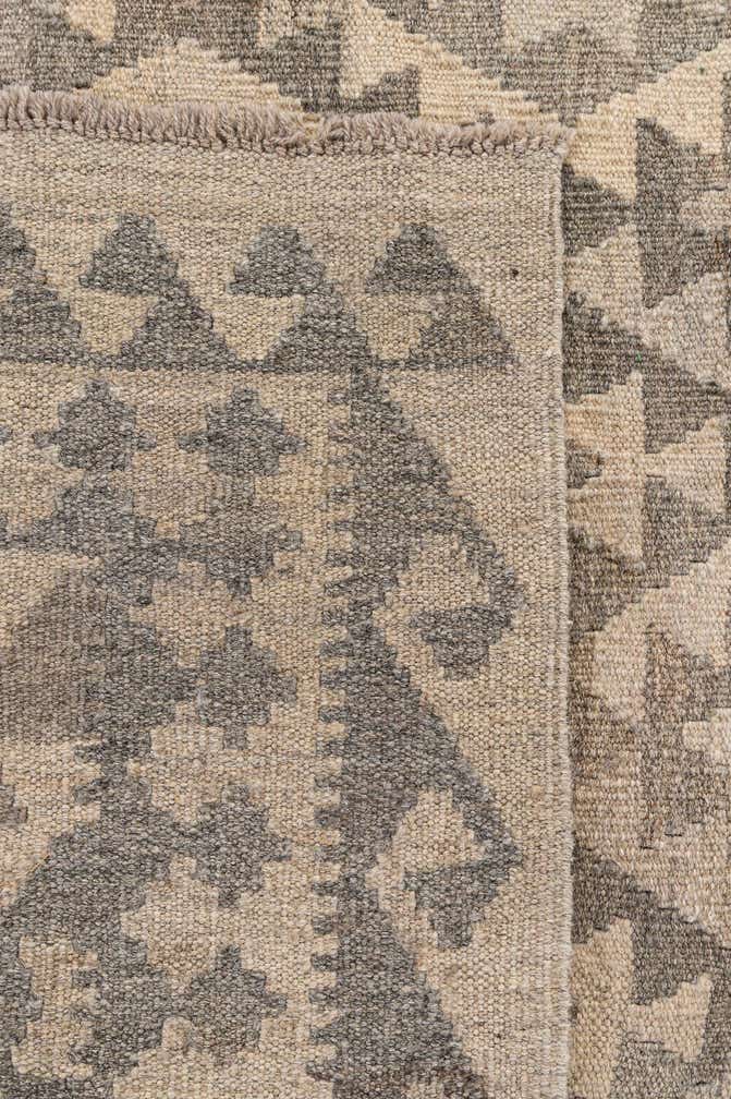 5' 9 x 7' Hand Woven Kilim Maymana Wool Rug