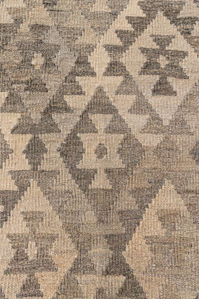 5' 9 x 7' Hand Woven Kilim Maymana Wool Rug
