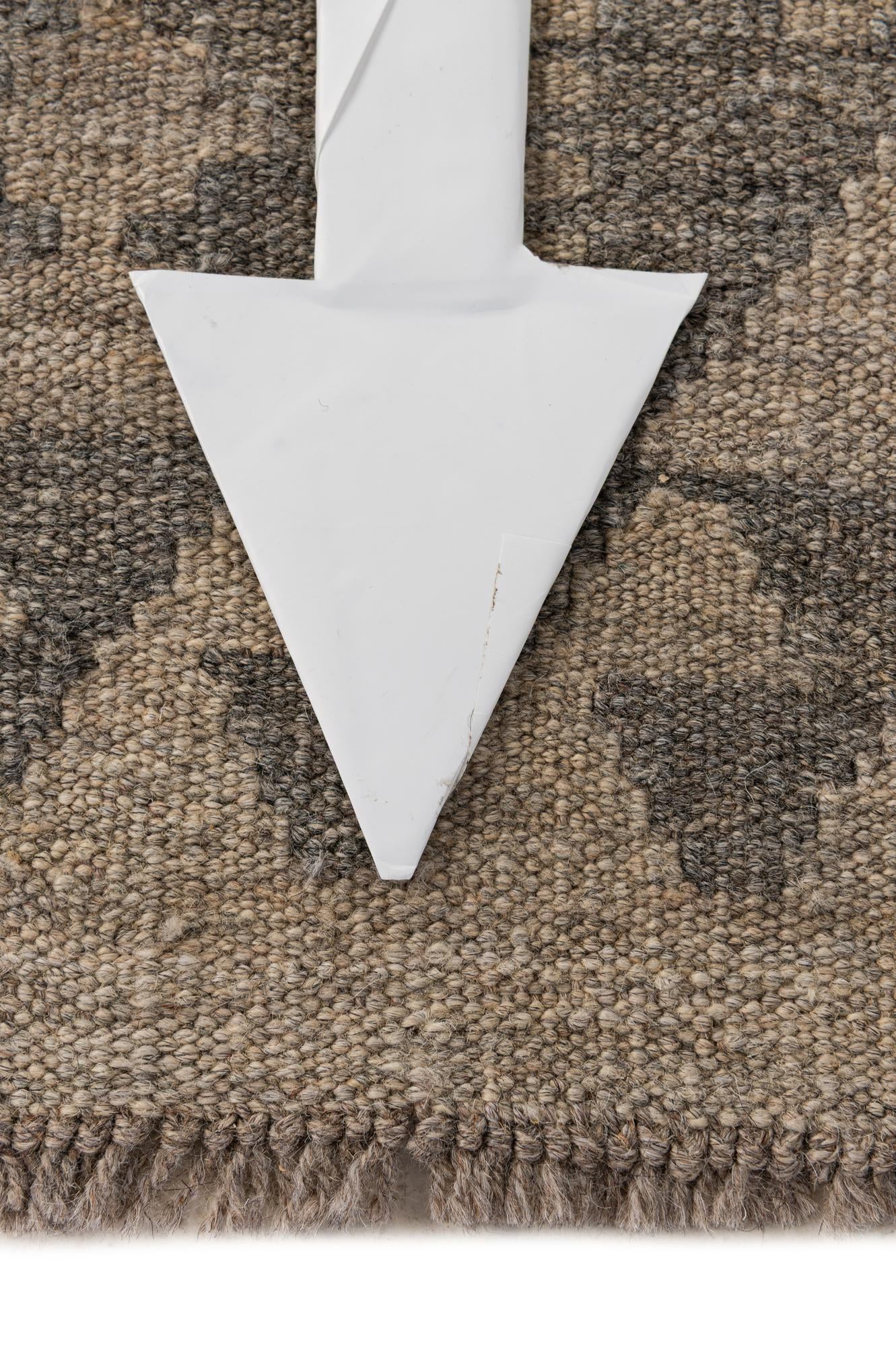 5' 9 x 7' Hand Woven Kilim Maymana Wool Rug