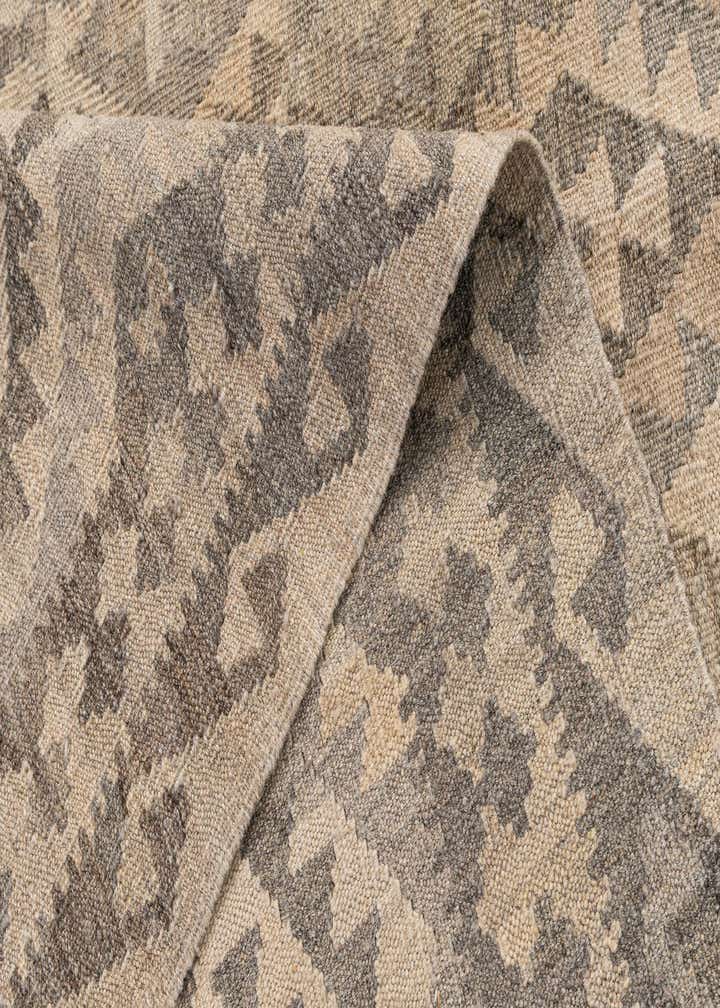 5' 9 x 7' Hand Woven Kilim Maymana Wool Rug