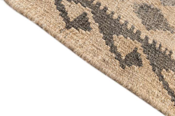 5' 10 x 7' 11 Hand Woven Kilim Maymana Wool Rug