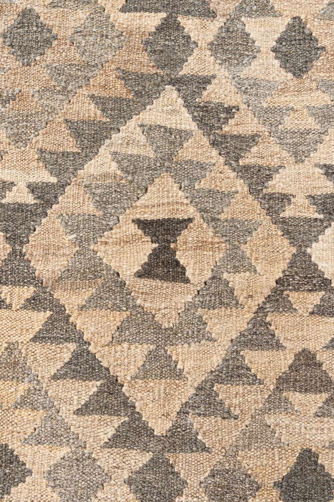 5' 10 x 7' 11 Hand Woven Kilim Maymana Wool Rug