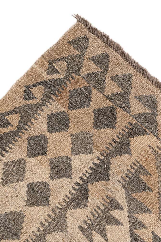 5' 10 x 7' 11 Hand Woven Kilim Maymana Wool Rug