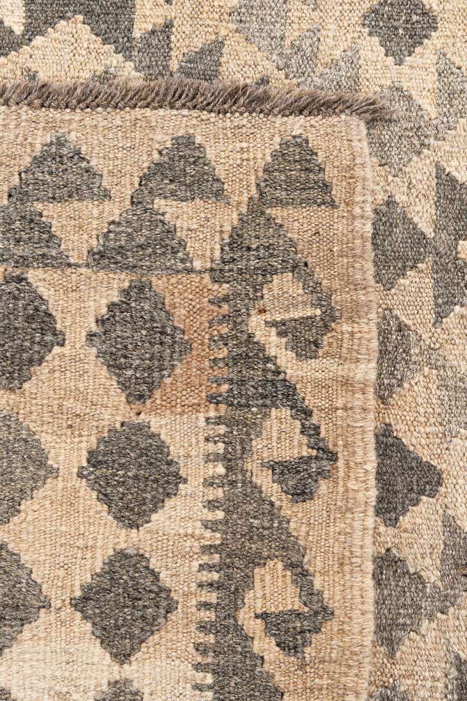5' 10 x 7' 11 Hand Woven Kilim Maymana Wool Rug