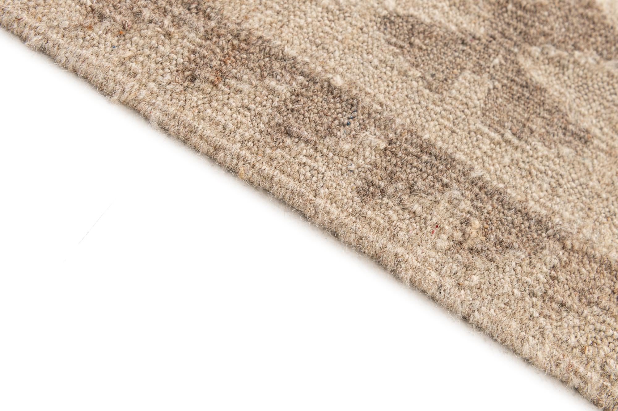 6' x 7' 10 Hand Woven Kilim Maymana Wool Rug