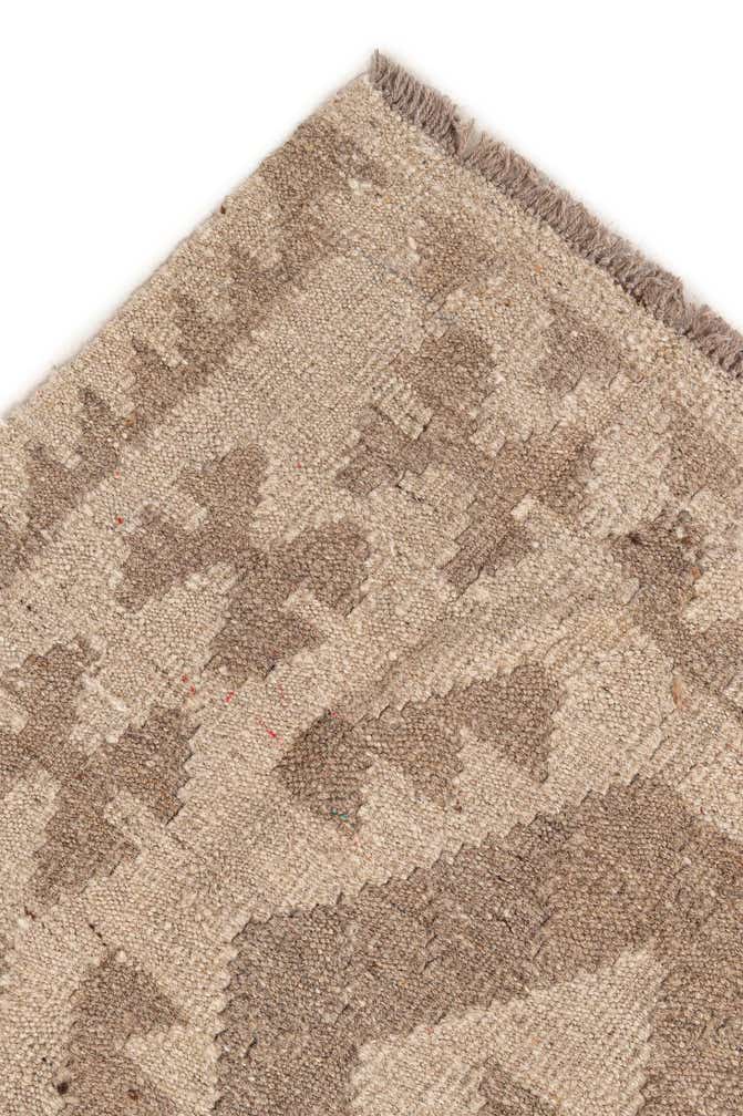 6' x 7' 10 Hand Woven Kilim Maymana Wool Rug