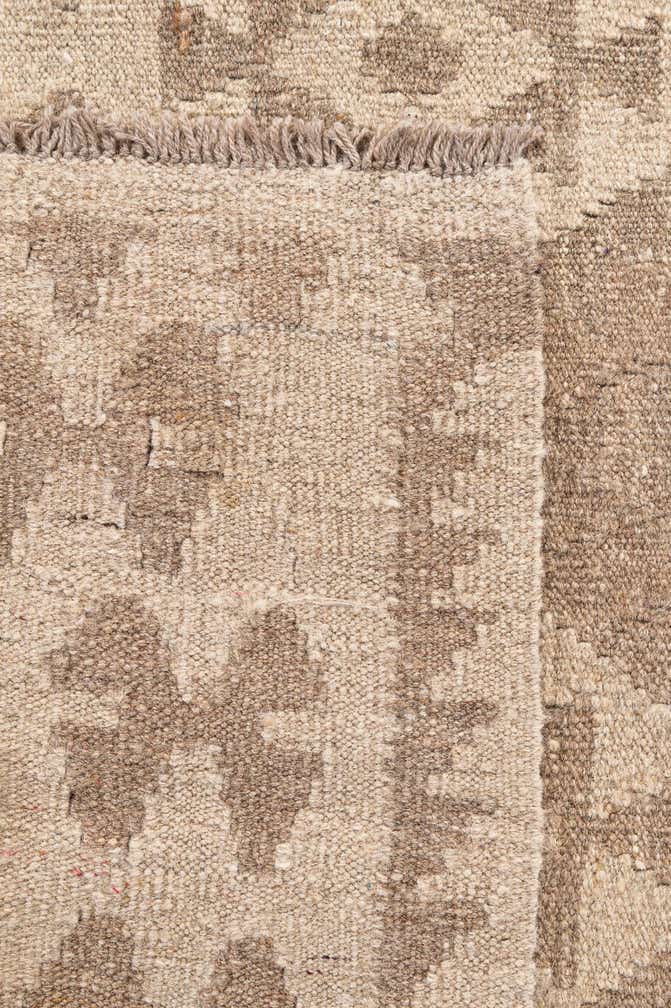 6' x 7' 10 Hand Woven Kilim Maymana Wool Rug