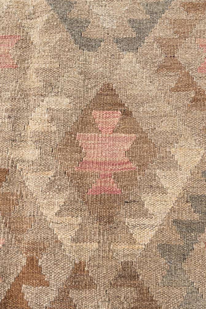 5' 10 x 7' 10 Hand Woven Kilim Maymana Wool Rug