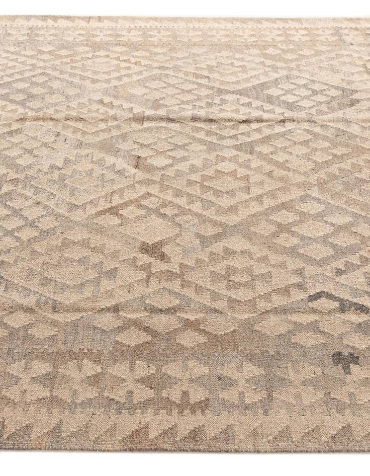 Detail image of 6' 4 x 8' 1  Hand Woven Kilim Maymana Wool Rug