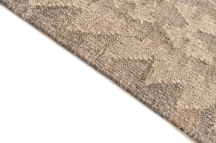 6' 4 x 8' 1 Hand Woven Kilim Maymana Wool Rug