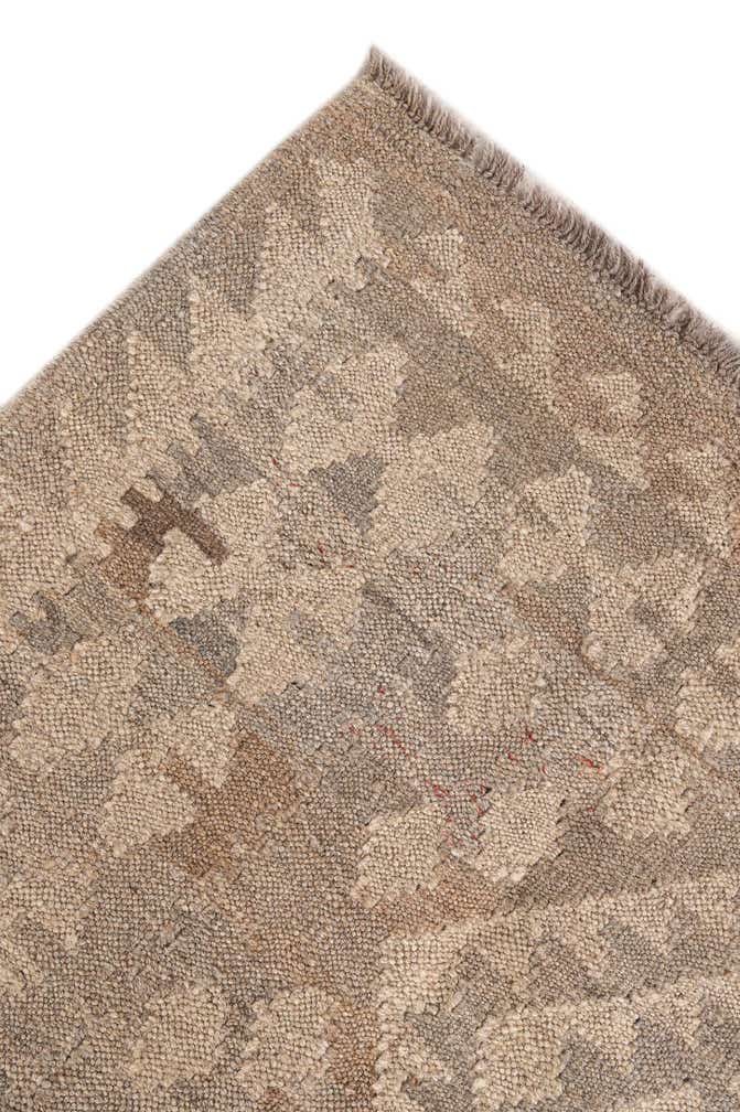 6' 4 x 8' 1 Hand Woven Kilim Maymana Wool Rug