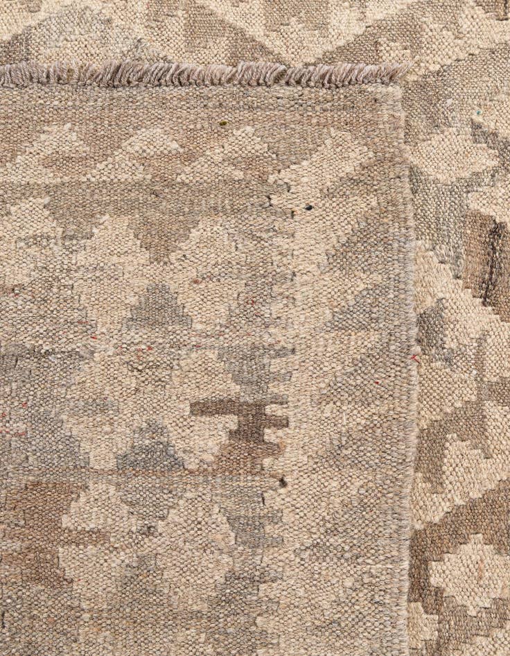 Detail image of 6' 4 x 8' 1  Hand Woven Kilim Maymana Wool Rug