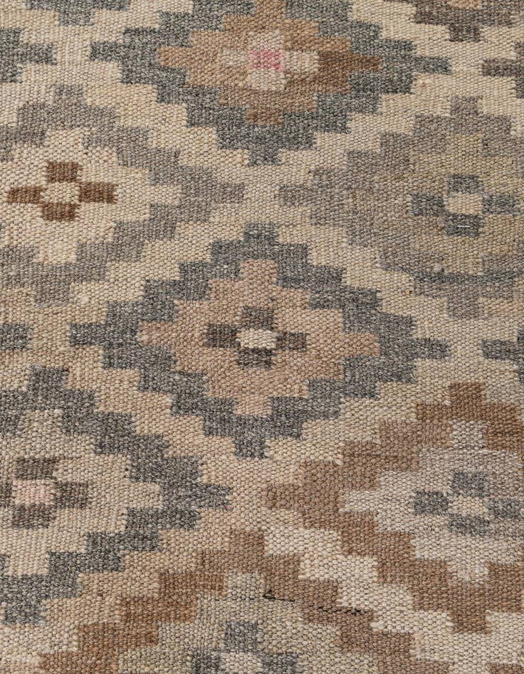 Detail image of 6' 3 x 9' 8  Hand Woven Kilim Maymana Wool Rug
