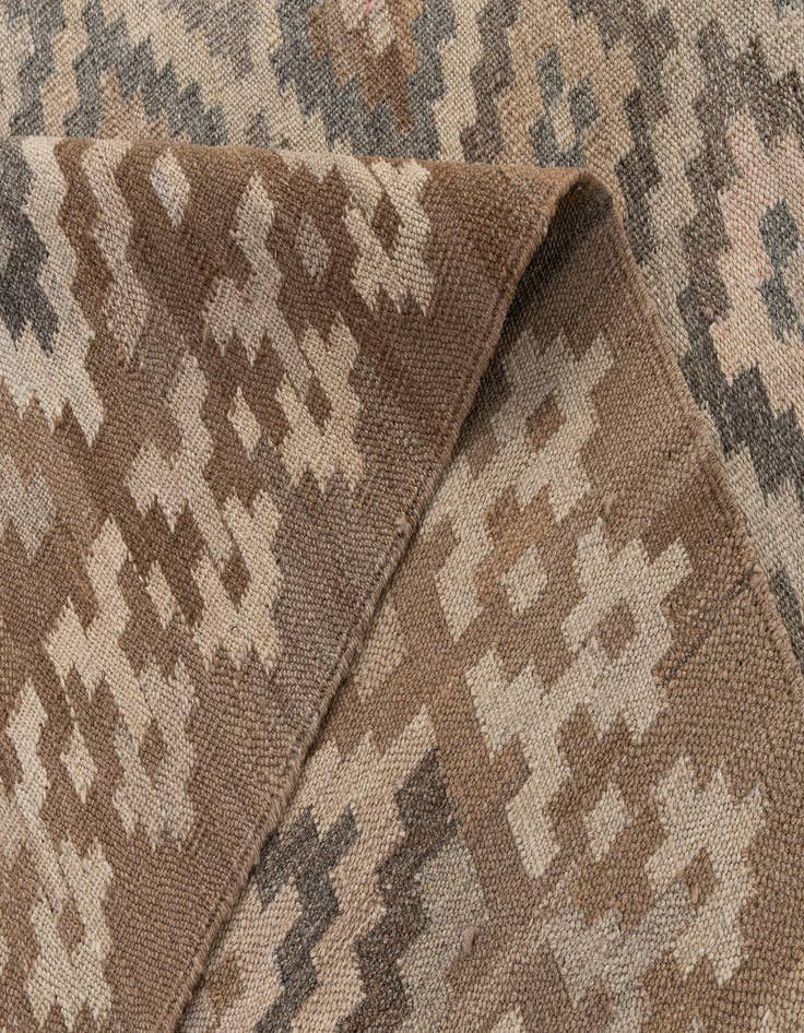 Detail image of 6' 3 x 9' 8  Hand Woven Kilim Maymana Wool Rug