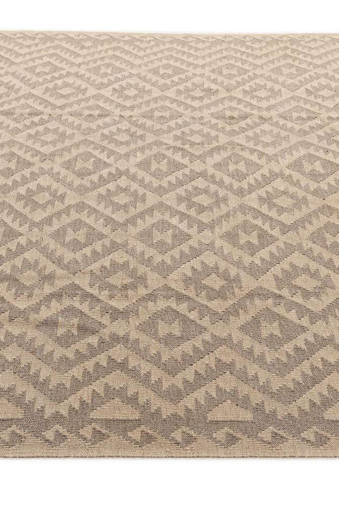 6' 3 x 9' 6 Hand Woven Kilim Maymana Wool Rug