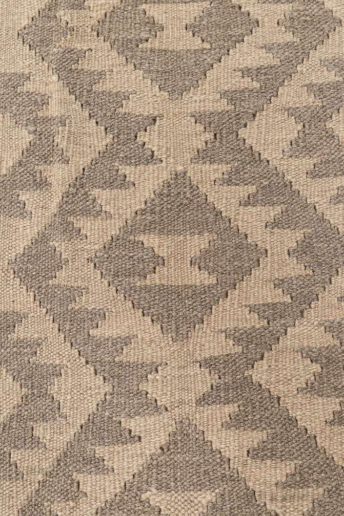 6' 3 x 9' 6 Hand Woven Kilim Maymana Wool Rug