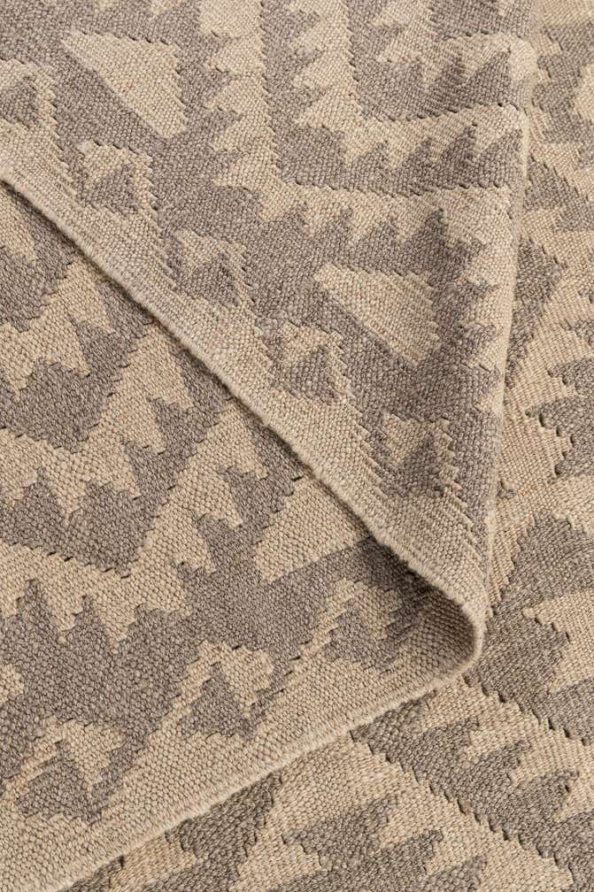 6' 3 x 9' 6 Hand Woven Kilim Maymana Wool Rug